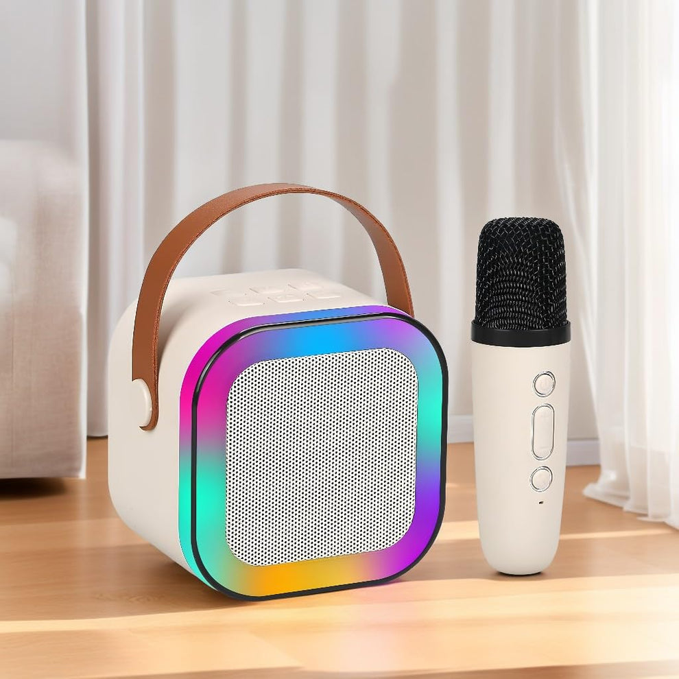 Portable Bluetooth Speaker with Wireless Mic !