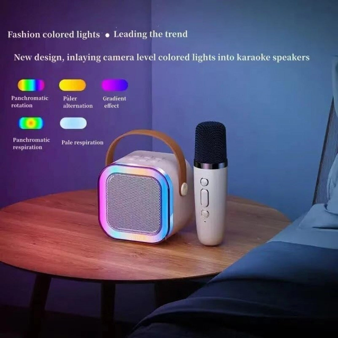 Portable Bluetooth Speaker with Wireless Mic !